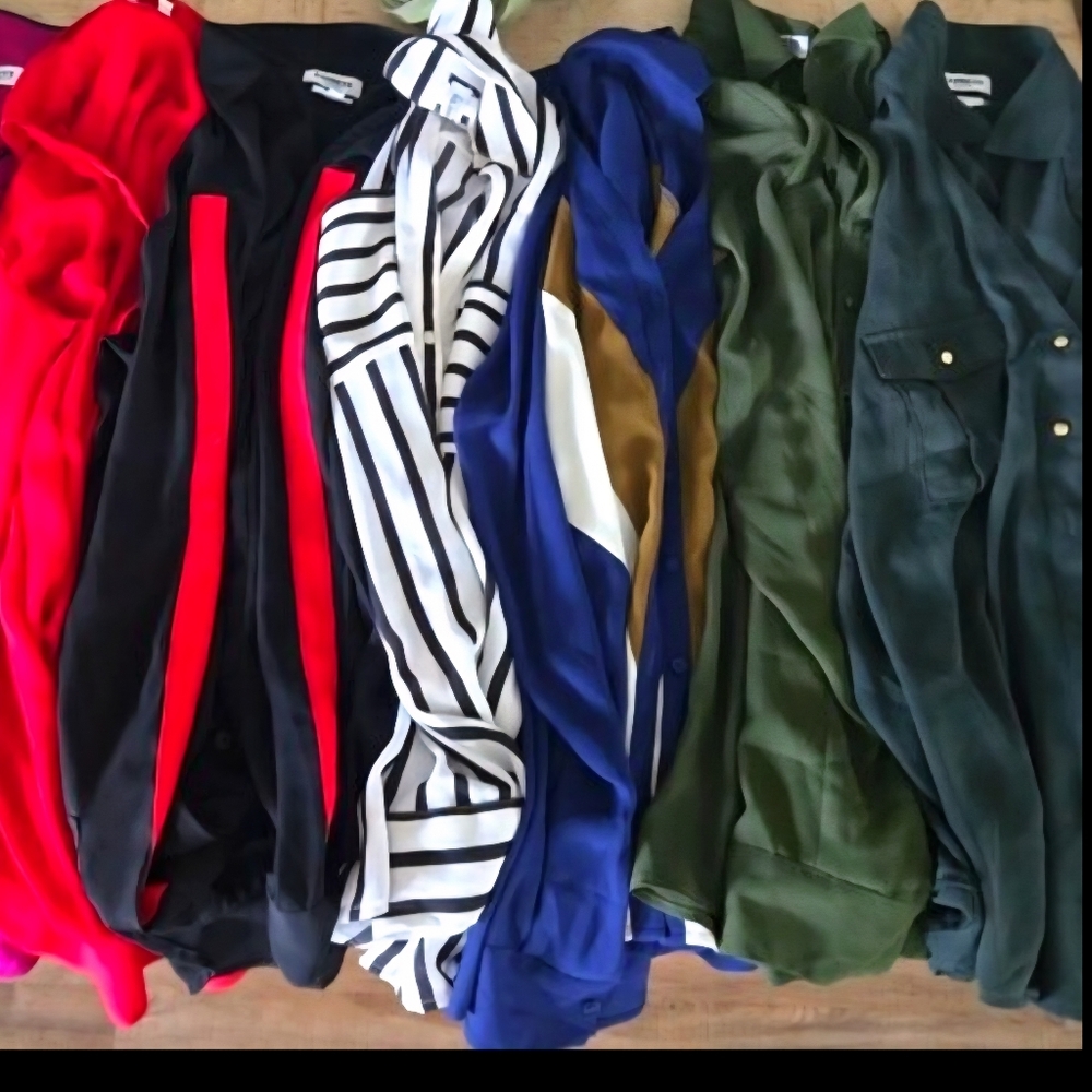 Qty. 5 Express Portofino Shirts- Size L